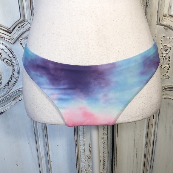 ZAFUL Sherbet Colors Peek a Boo Top Bikini Size 4 NWOT - Picture 5 of 12